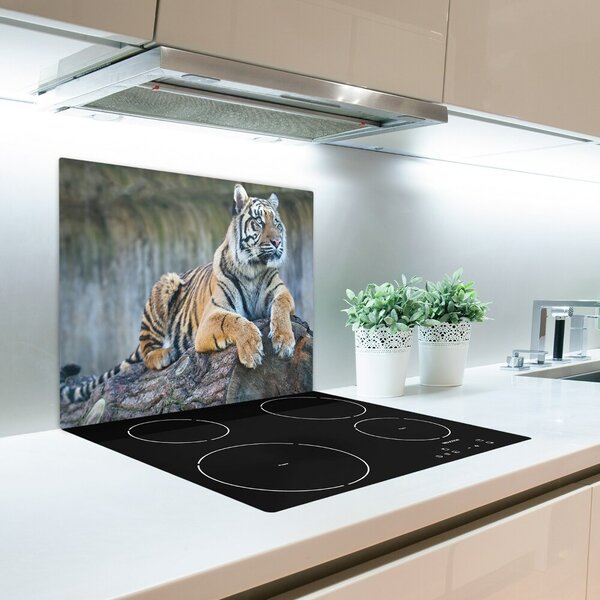 Tagliere in vetro Tigre 60x52 cm
