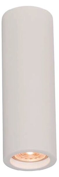 Faretto in gesso cilindrico H 17 a soffitto