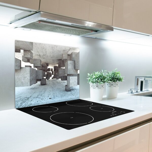 Tagliere in vetro Cecheson in cemento 60x52 cm