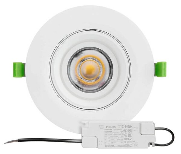 Faro LED da Incasso 44W, Foro Ø160mm con driver Philips- Per Carni Colore Rosa Alimentare