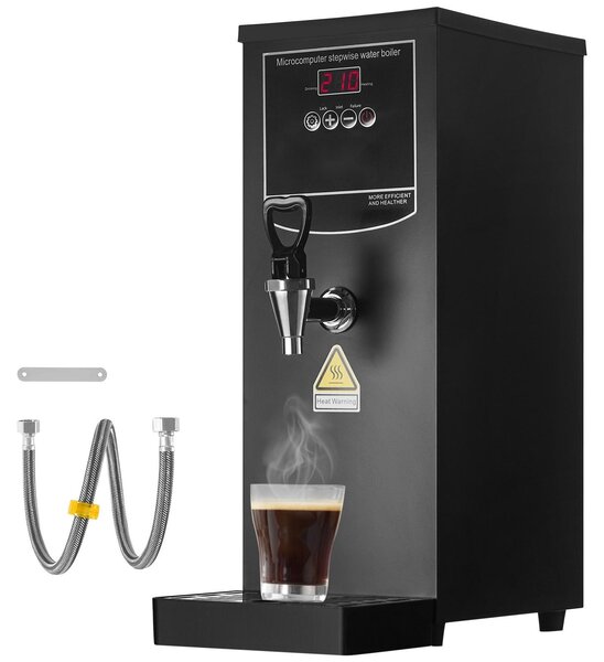 Distributori di acqua calda per uso alimentare - Bollitore elettrico da 10 litri - Potenza 1,5 kW - Resistenza in acciaio inossidabile 316 - Riscaldamento rapido, portata 50 litri/ora - Ideale per bar, ristoranti, uffici