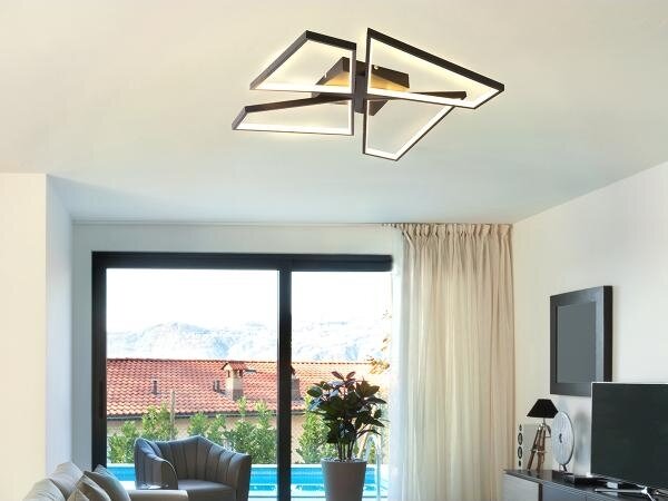 Plafoniera LED dimmerabile LED/115W/230V 3000-6500K nero + +TC