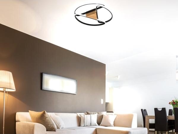Plafoniera LED dimmerabile LED/75W/230V 3000-6500K marrone/nero + +TC