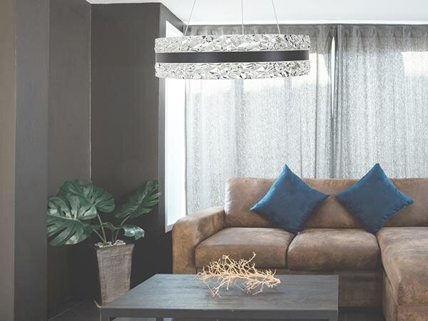 Lampadario a sospensione con filo LED dimmerabile LED/80W/230V 3000-6500K nero + telecomando