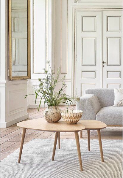 Tavolini neri in set di 2 70x100 cm Adda - Unique Furniture