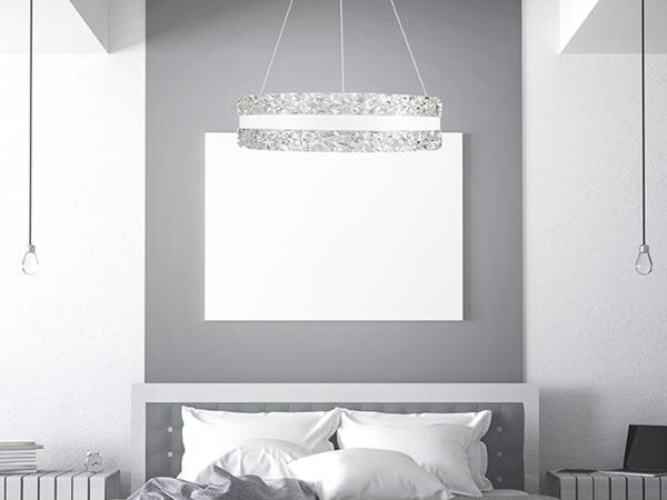 Lampadario a sospensione con filo LED dimmerabile LED/80W/230V 3000-6500K bianco + telecomando