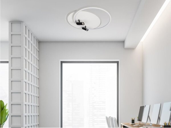 Plafoniera LED dimmerabile LED/65W/230V 3000-6500K bianco + telecomando