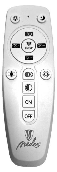 Lampadario a sospensione con filo LED dimmerabile LED/125W/230V 3000-6500K + telecomando