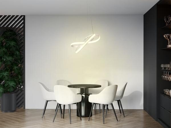 Lampadario a sospensione con filo LED dimmerabile LED/70W/230V 3000-6500K bianco + telecomando