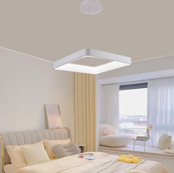 Lampadario a sospensione con filo LED dimmerabile LED/55W/230V 3000-6500K bianco + telecomando