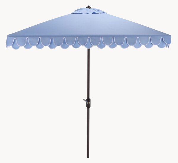 Ombrellone quadrato a manovella Valance, larg. 229 x lung. 229 cm