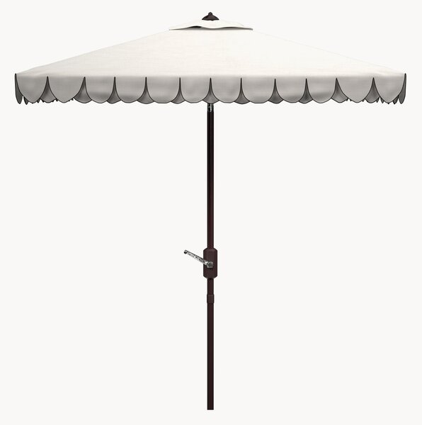 Ombrellone quadrato a manovella Valance, larg. 229 x lung. 229 cm