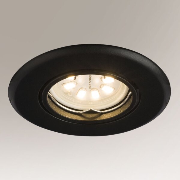 Shilo 3329 - Faretto da incasso TOKIO 1xGU10/15W/230V nero