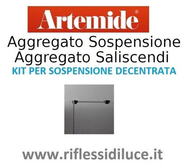 Artemide kit per decentramento per aggregato sospensione e saliscendi
