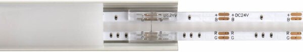 Connettore Lineare per unire due Strisce LED RGB da 10mm - CF 2PZ Selezionare l'accessorio Accessorio Strisce RGB da 10 mm
