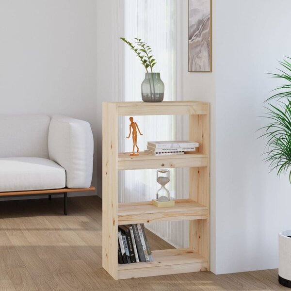 Libreria in legno 5 ripiani moderna Bianco Frassinato 89 - Spazio Casa