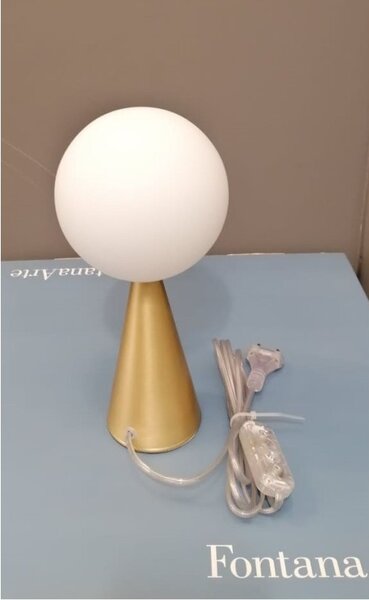 Fontana Arte Bilia mini base ottone spazzolato