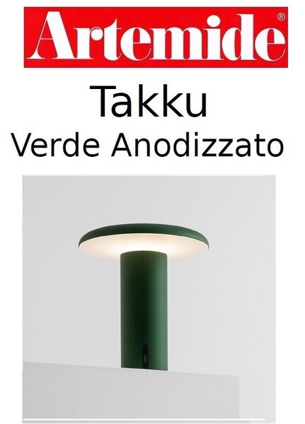 Artemide Takku verde anodizzato