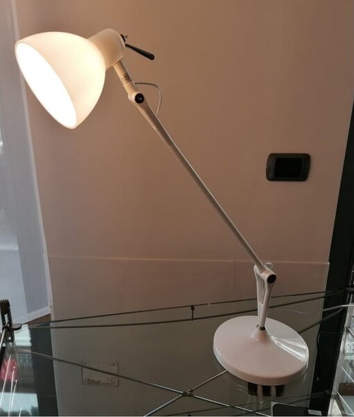 Rotaliana Luxy tavolo T1 struttura bianco lucido diffusore bianco lucido