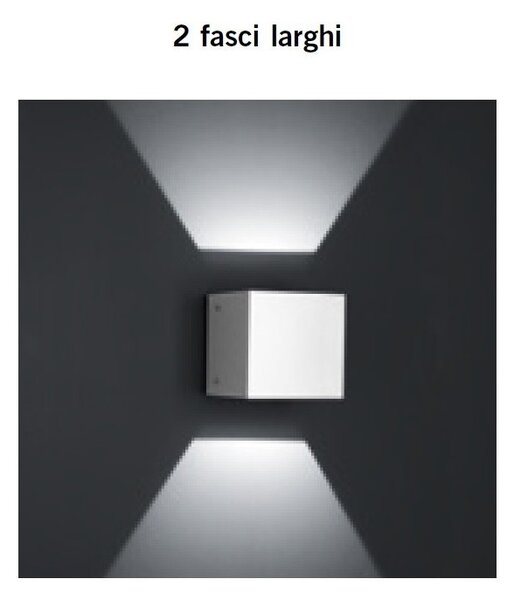 Simes lift doppia emissione con lampada Dulux 18W colore grigio