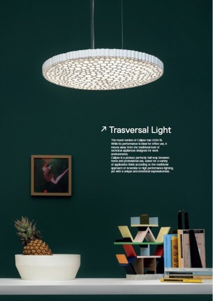 Artemide calipso led 3000 K sospensione bianca