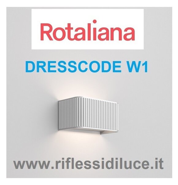 Rotaliana dresscode W1 bianca led 16W 3000° K dimmer