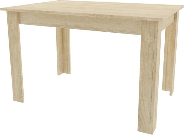 Tavolo da pranzo con piano in rovere sonoma UMEKO 120x80