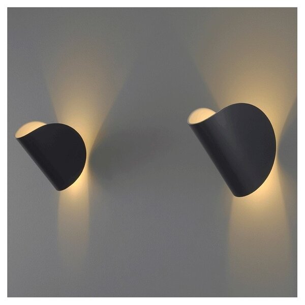 Fontana Arte IO parete led grigia