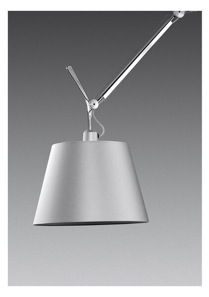 Artemide tolomeo sospensione decentrata con diffusore in Raso diametro 32 cm