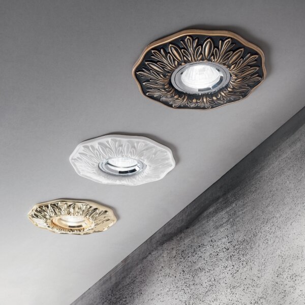 Ideal Lux - Faretto da incasso POLKA 1xGU10/50W/230V bianco
