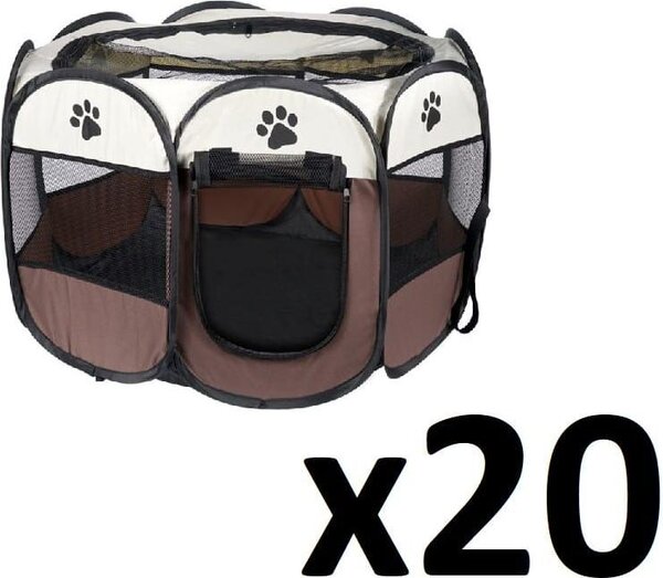 Recinto Valora marrone x20 | Confezione da 20 pezzi per recinti di grandi dimensioni