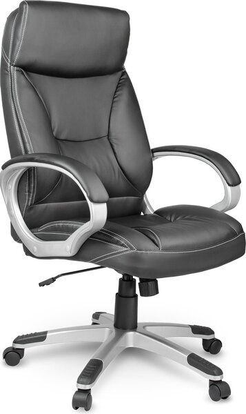 Sofotel EG-223 Sedia da ufficio, ecopelle, nera