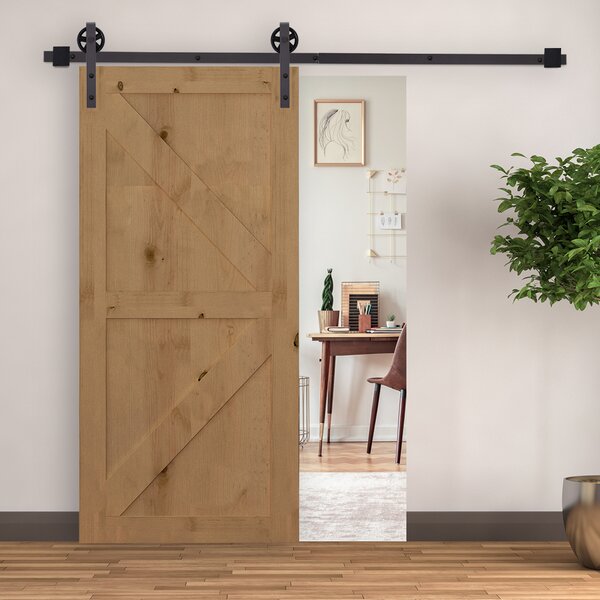 HOMCOM Kit Porta Scorrevole 100kg max in Acciaio con Binario, Ganci, Fermi, Viti e Bulloni, 183x4x0.6 cm