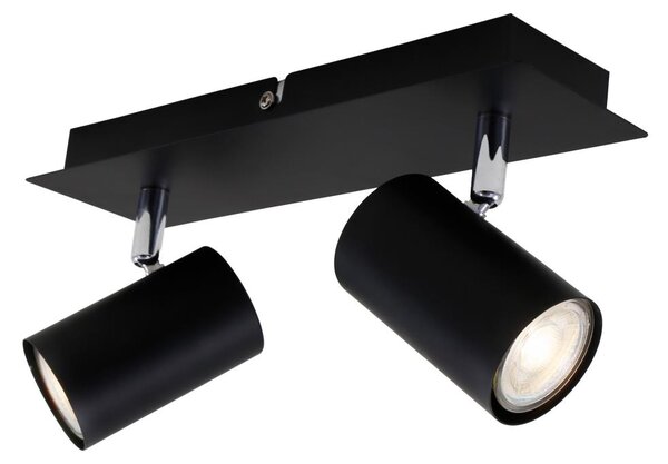 Briloner 2857-025 - Faretto SPOT 2xGU10/40W/230V nero