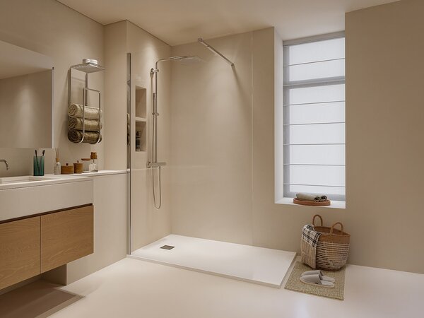 Parete per doccia walk-in Cromo 120 x 200 cm - DAREN