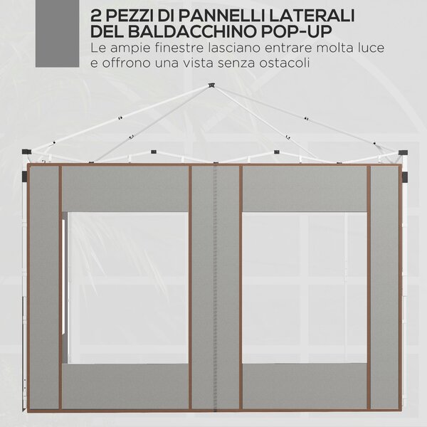 Outwell Set di Pareti Laterali 2 pz per Tenda Event Lounge L - Outwell