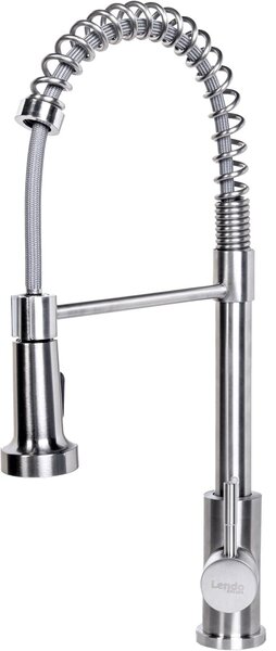 Miscelatore da cucina con doccetta estraibile, dimensioni 7x27x52 cm, acciaio inossidabile, 2 modalità di erogazione, ideale per la cucina