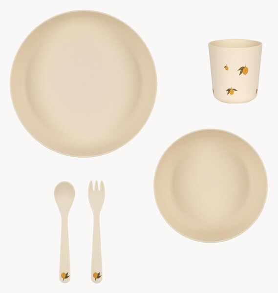 Set di 5 stoviglie per bambini Lemon
