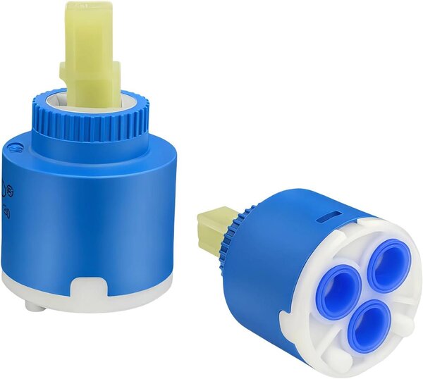 Rubinetto da cucina, cartuccia in Vetroceramica da 35 mm, confezione da 2 pezzi, per uso in cucina