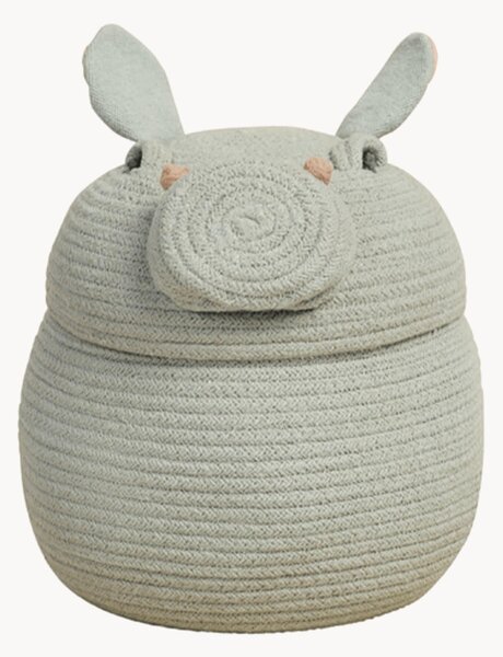 Cesto con coperchio fatto a mano Henry the Hippo