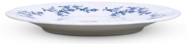 Piattino bianco/blu in porcellana ø 16,5 cm Retro – BonBistro