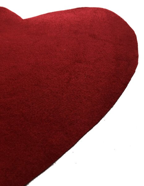 Tappeto scendiletto a forma di cuore