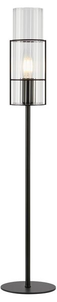 Markslöjd 108556 - Lampada da tavolo TUBO 1xE14/40W/230V 65 cm nero/clear