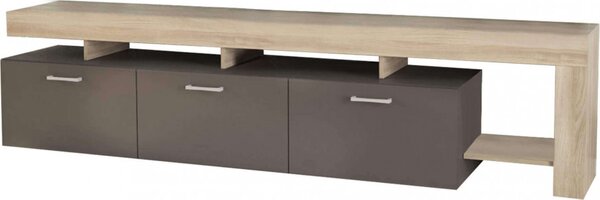 DecHome Mobile Tv Moderno 3 Cassetti Dimensioni 220x40x52 cm colore Olmo - McKinley