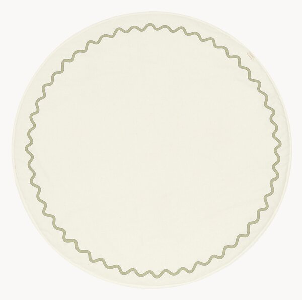 Tappeto da gioco rotondo in cotone Vibes