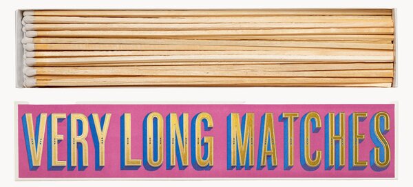 Scatola di fiammiferi di design Very Long Matches