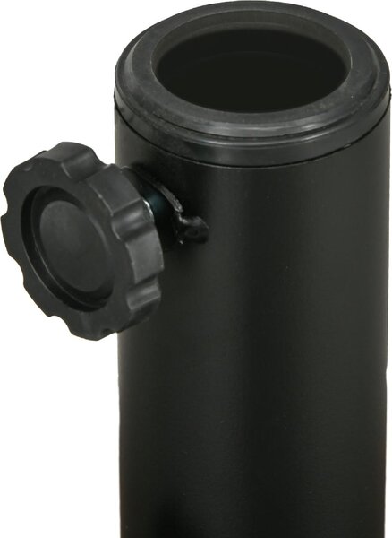 VivaGarden Base per Ombrellone con 2 Manopole Incorporate in HDPE e Acciaio 51x36 cm colore Marrone/Nero