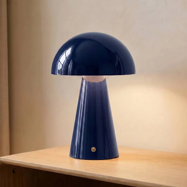 Lampada da tavolo a LED Nevijo Lindby, dimmerabile, Blu, Soggiorno / Sala da pranzo, Metallo, Moderno, Lampada da tavolo LED