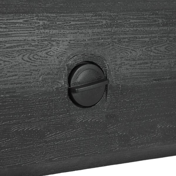 VivaGarden Base per Ombrellone da Giardino 3.5 m con Maniglie in HDPE e Acciaio 49x49x36.5 cm colore Nero