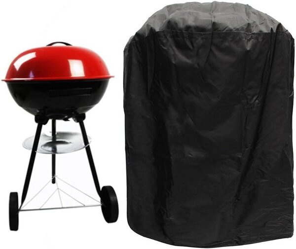 Copertura impermeabile per barbecue, resistente ai raggi UV e al vento, dimensioni 80 x 57 cm, adatta a barbecue a carbone e a gas